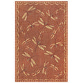  Liora Manne Carmel 4.85 Ft. W X 7.5 Ft. L Red Casual Polypropylene Accent Rug