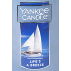  Yankee Candle Blue Life's A Breeze Scent Jar Candle 22 Oz