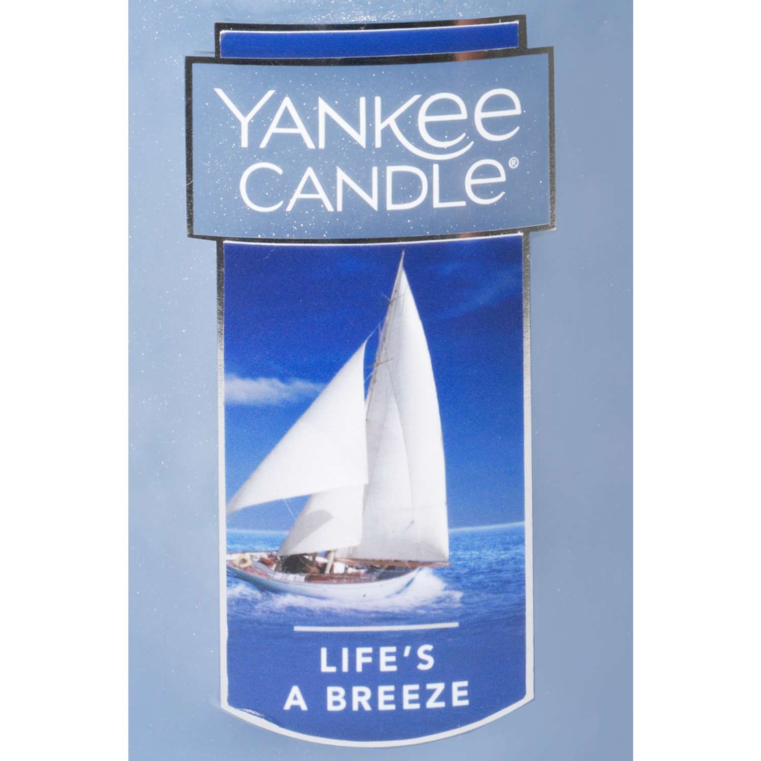  Yankee Candle Blue Life's A Breeze Scent Jar Candle 22 Oz