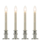  Celestial Lights Brushed Nickel/Cream LED Window Candle