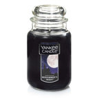  Yankee Candle Black MidSummer's Night Scent Large Candle Jar 22 Oz