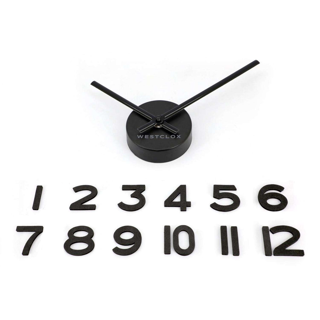  Westclox 20 In. L X 20 In. W Indoor Modern Analog Wall Clock Plastic Black