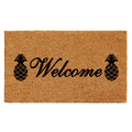  Home & More 1.42 W X 2.42 L Multi-color Welcome Pineapples Coir Door Mat
