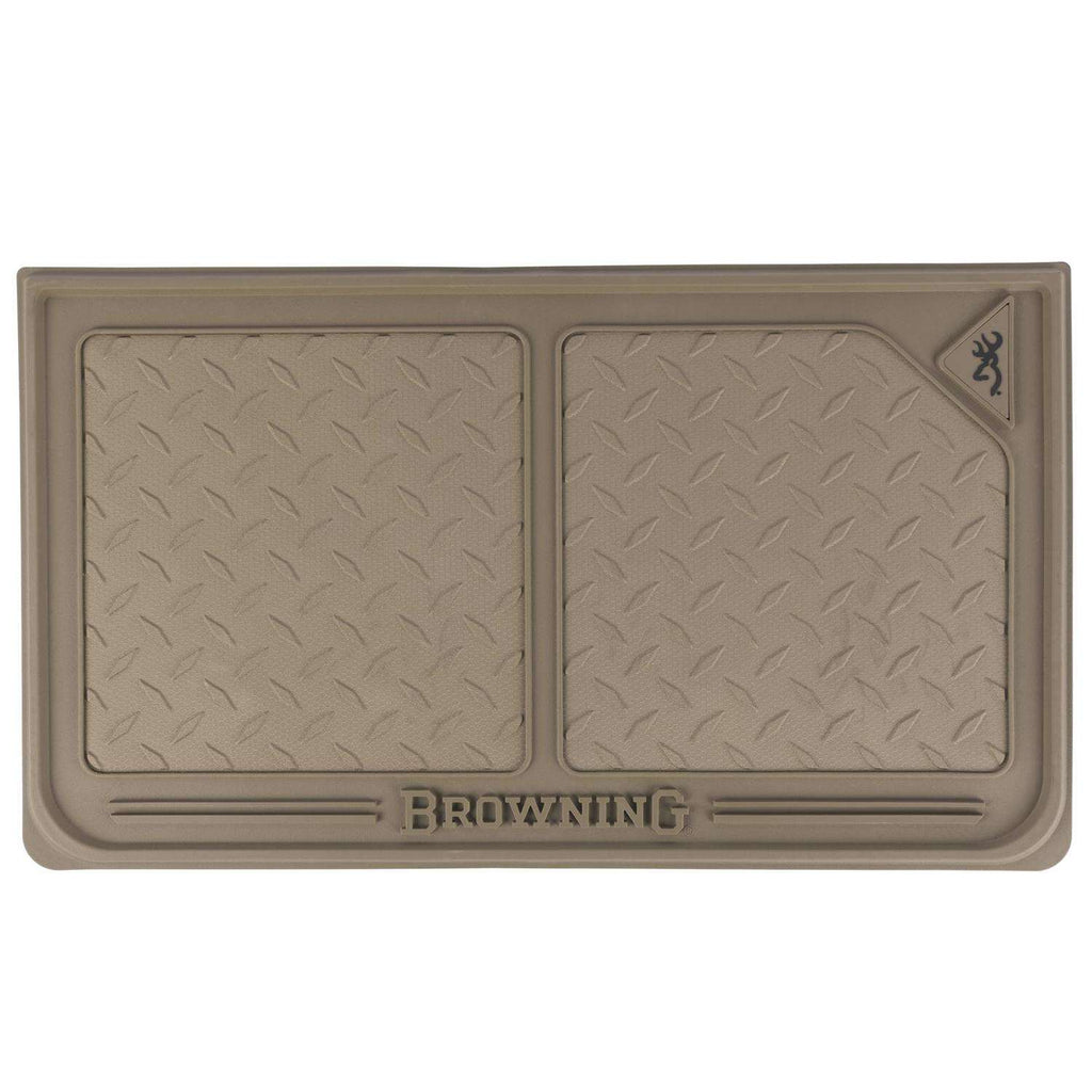  Browning 16.54 In. W X 28.62 In. L Gray Rubber Dog Mat