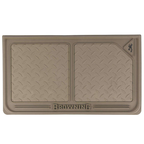 Browning 16.54 In. W X 28.62 In. L Gray Rubber Dog Mat