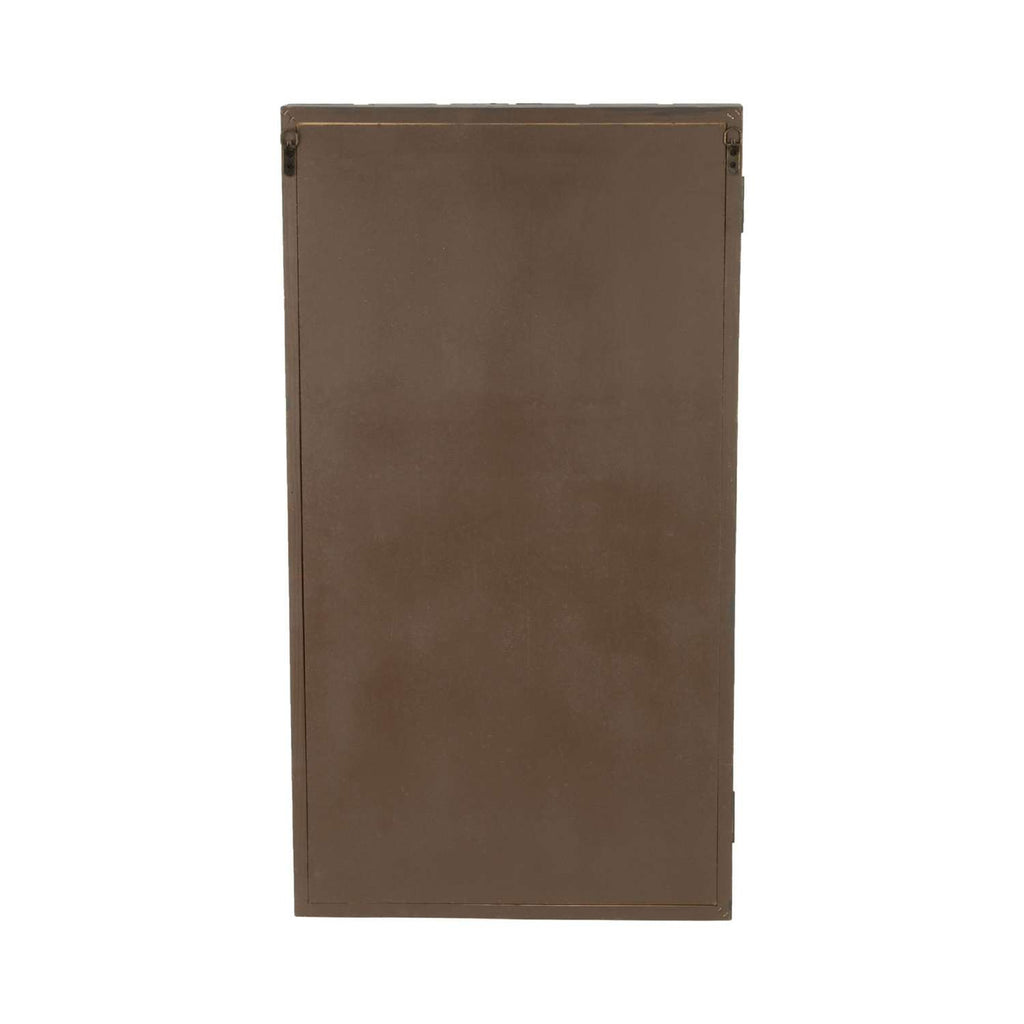  Tripar 31 In. H X 22.25 In. W X 3.4 In. L Weathered Gray Wood Wall Jewelry Armoire