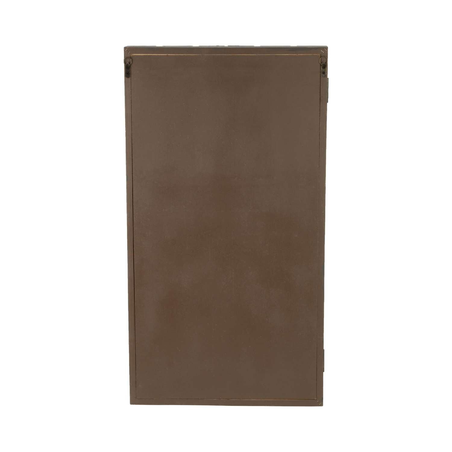  Tripar 31 In. H X 22.25 In. W X 3.4 In. L Weathered Gray Wood Wall Jewelry Armoire