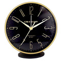  Crosley 5 In. Black Alarm Clock Analog Battery Operated