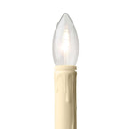  Celestial Lights Black Onyx/Cream LED Window Candle