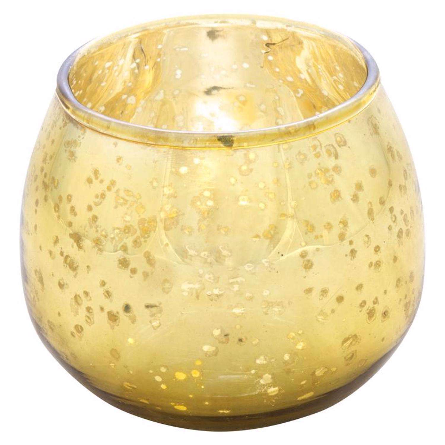  Karma Gifts Gold Barrel Votive Candles