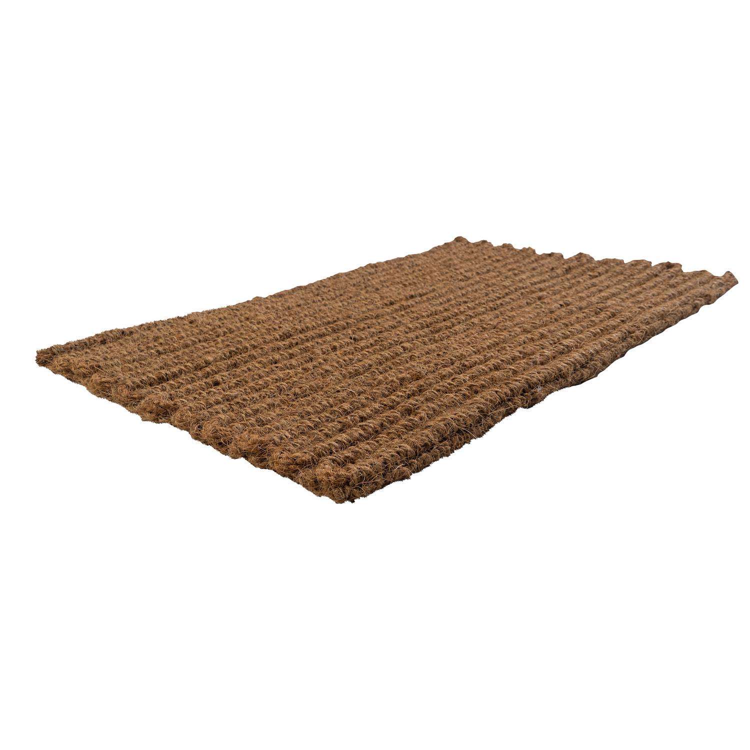  Entryways 30 In. W X 18 In. L Natural Homespun Coir Door Mat