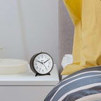  La Crosse Technology Equity 4.25 In. Gray Alarm Clock Analog Battery Operated