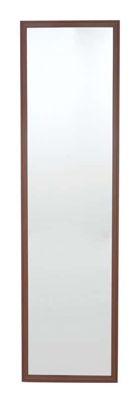  Erias 49 In. H X 13 In. W Natural Brown Plastic Mirror