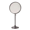  Tripar 25 In. H X 8.6 In. W Burnished Brown Metal Round Mirror