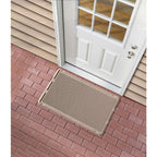 WeatherTech Outdoor Mats 24 In To W X 39 In To L Tan Thermoplastic Door Mat