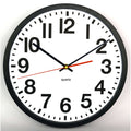  Tempus 13 In. L X 13 In. W Indoor Classic Analog Wall Clock Plastic Black