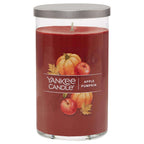  Yankee Candle Signature Red Apple Pumpkin Scent Pillar Candle 14.25 Oz