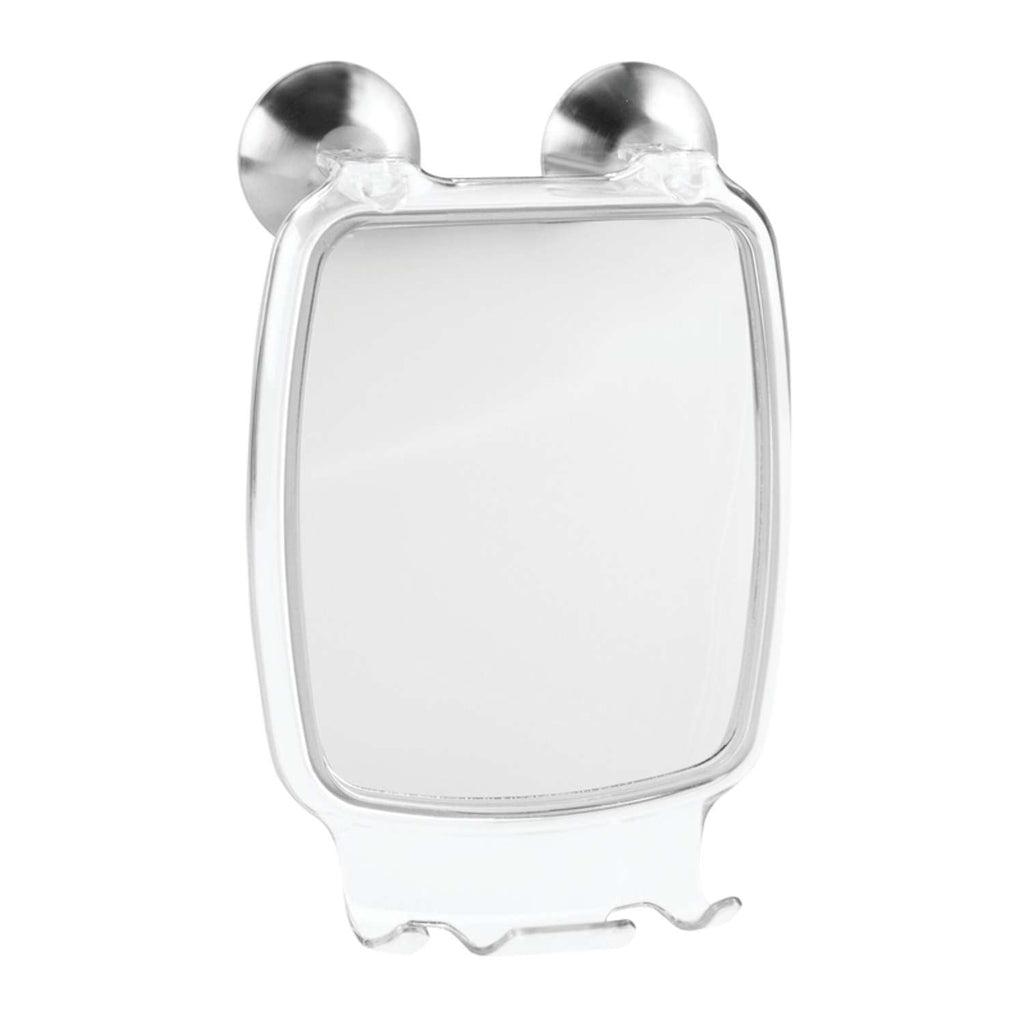  IDesign 10.2 In. H X 2.3 In. W Silver Plastic Rectangular Wall Mirror