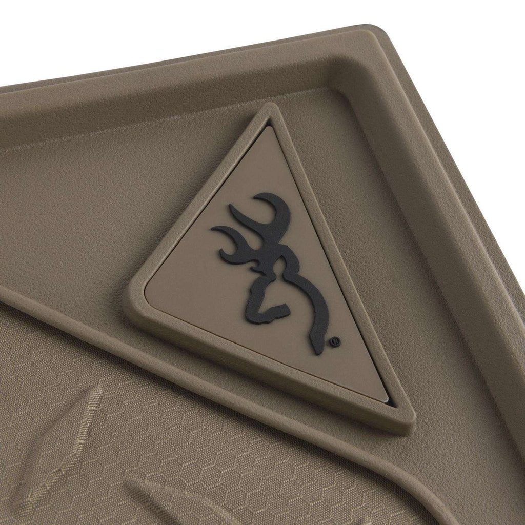  Browning 16.54 In. W X 28.62 In. L Gray Rubber Dog Mat