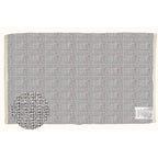 First Concept 36 In. W X 24 In. L Black/White Checkered Polyester Accent Rug