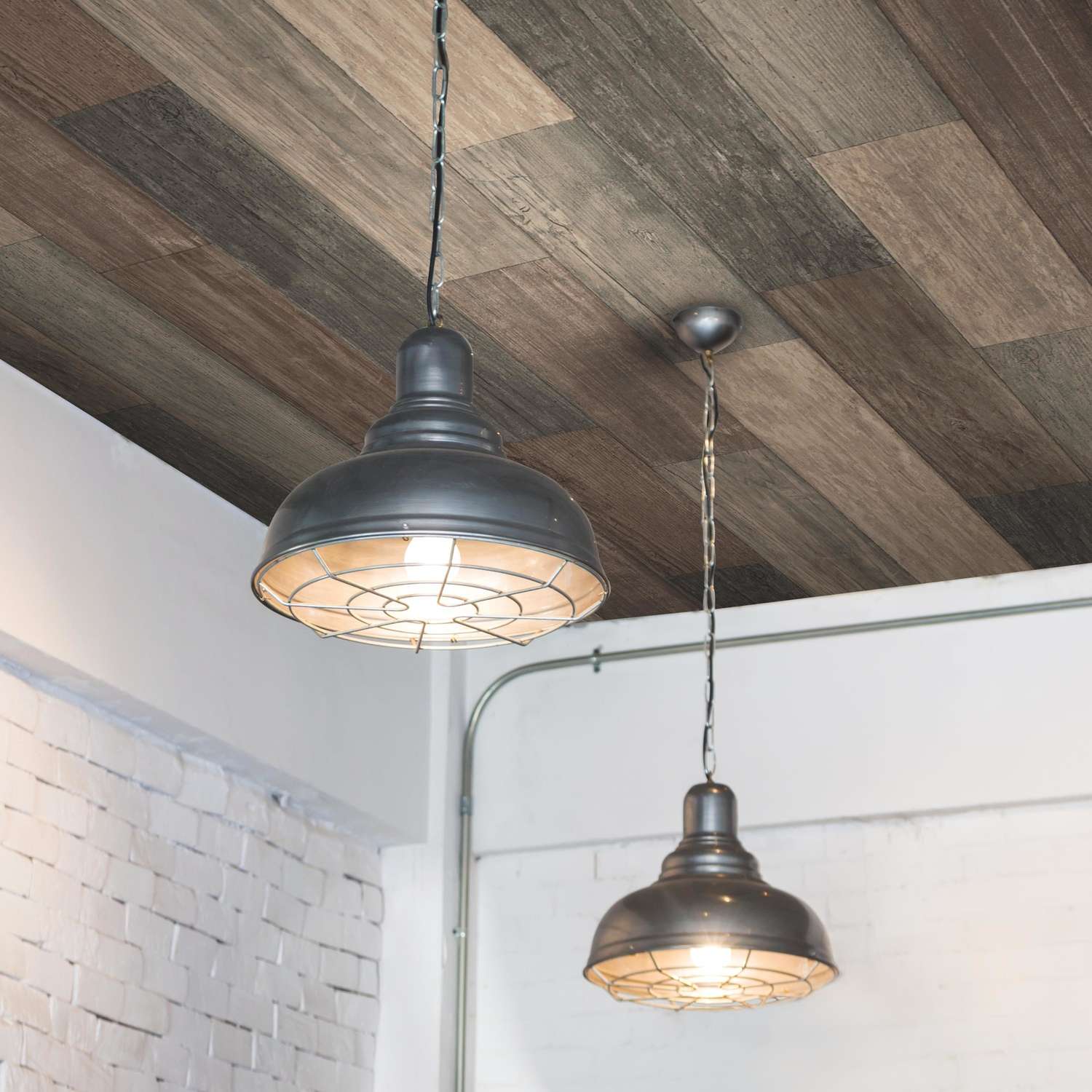  RoomMates 20.5 In. W X 16.5 Ft. L Dark Weathered Plank Vinyl Peel And Stick Wallpaper