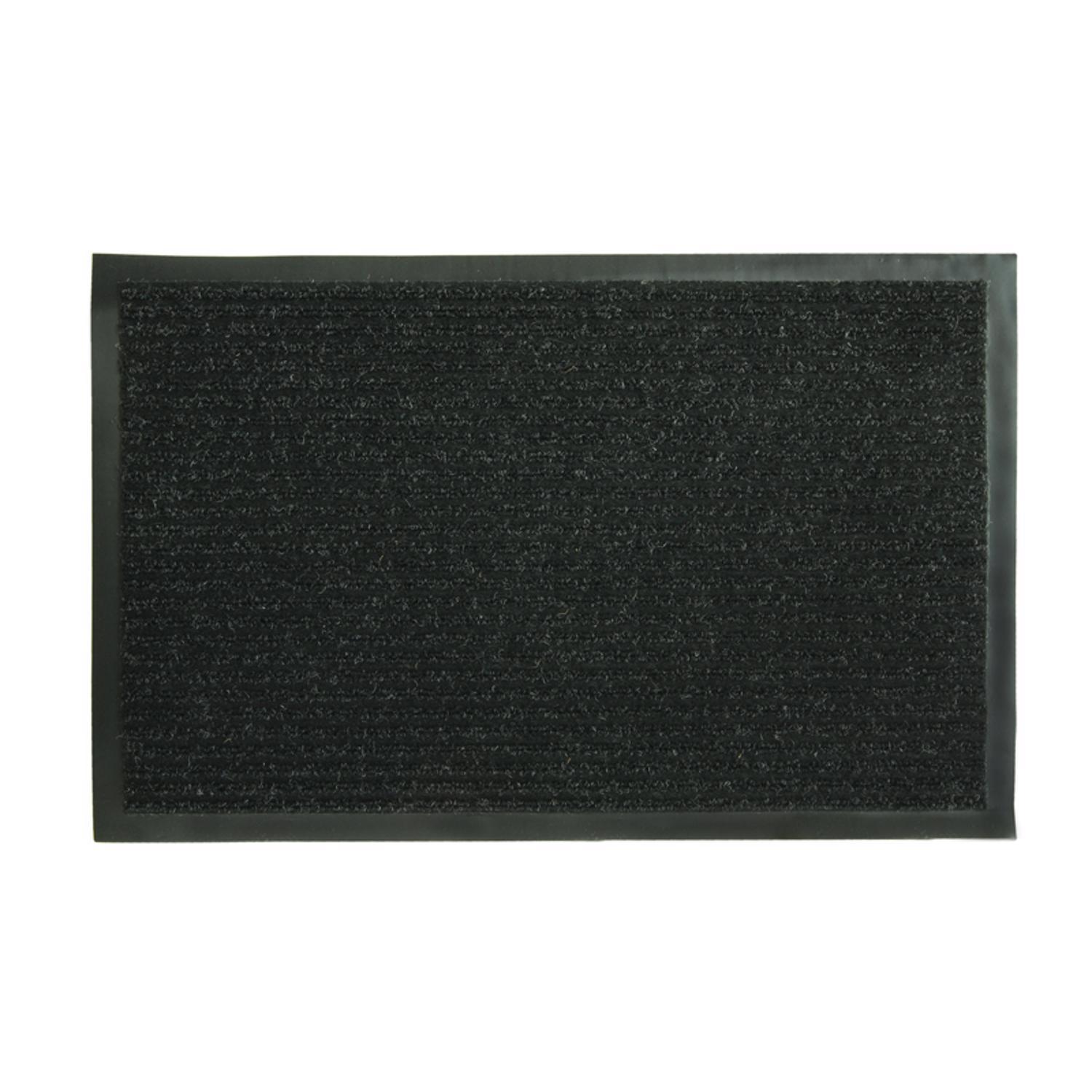  Sports Licensing Solutions 18 In. W X 28 In. L Black Ribbed Polypropylene Utility Mat