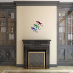  Next Innovations Dahlia Gecko 12 In. H X 1 In. W X 6 In. L Semi-Gloss Steel Wall Decor