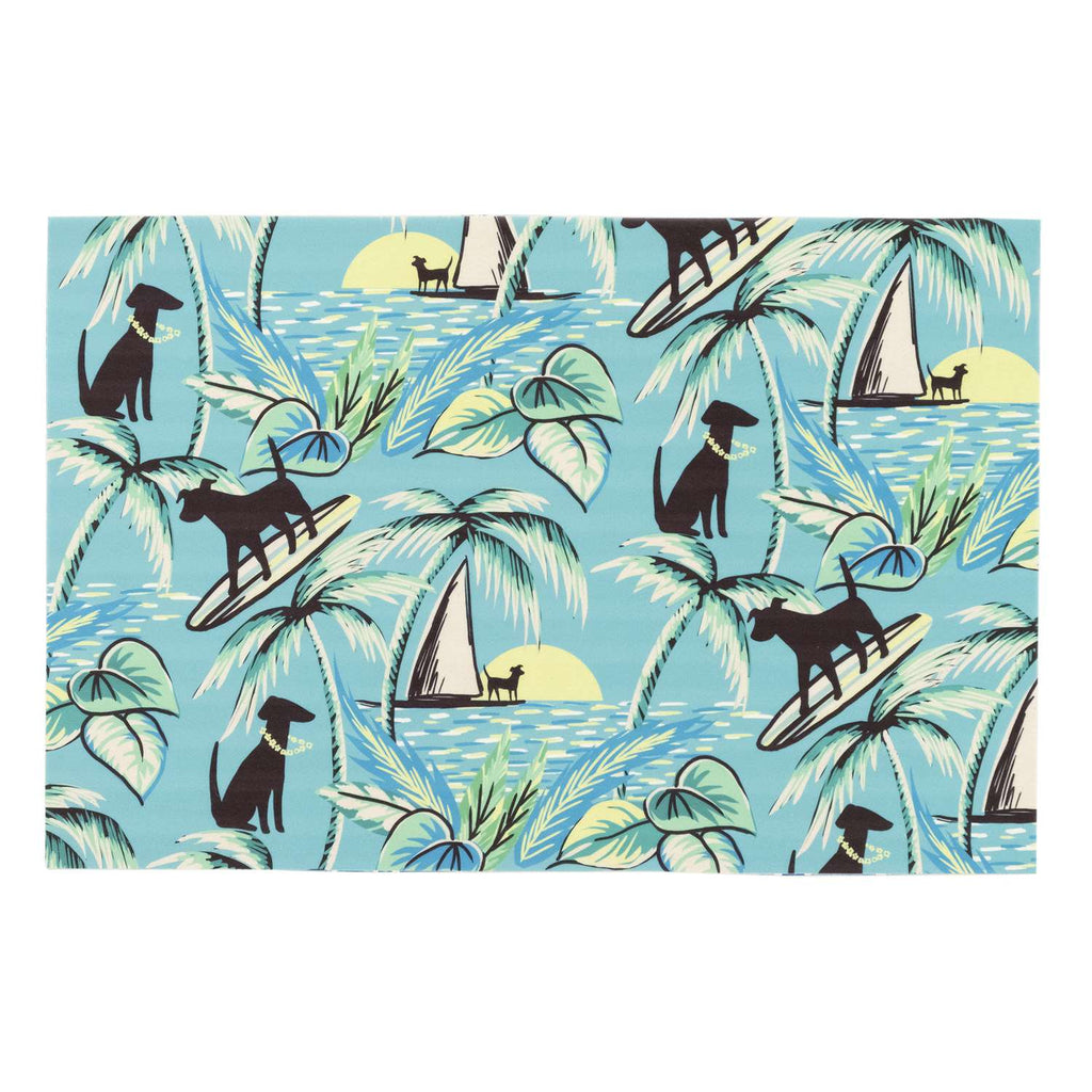  Liora Manne Illusions 1.67 W X 2.5 L Blue Coastal Polyester Door Mat