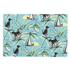  Liora Manne Illusions 1.67 W X 2.5 L Blue Coastal Polyester Door Mat