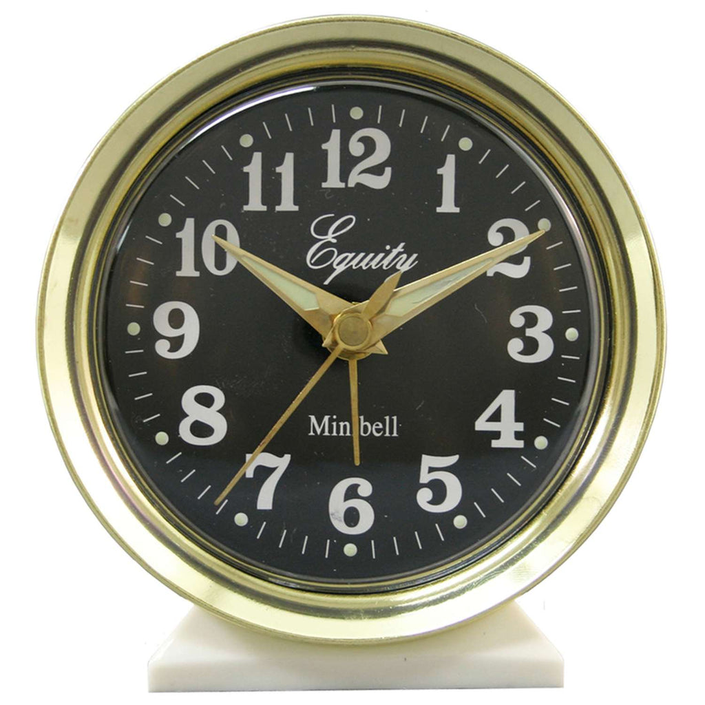  La Crosse Technology Equity 2.5 In. Black Alarm Clock Analog