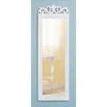  Accent Plus 30.5 In. H X .5 In. W X 9.875 In. L Blue/White Wood Decorative Wall Mirror