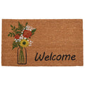  Home & More 1.42 W X 2.42 L Multi-color Summer Bouquet Coir Door Mat