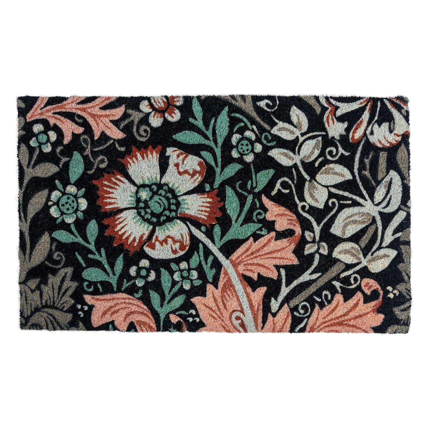  Entryways 18 In. W X 30 In. L Multicolored Dianthus Coir Door Mat