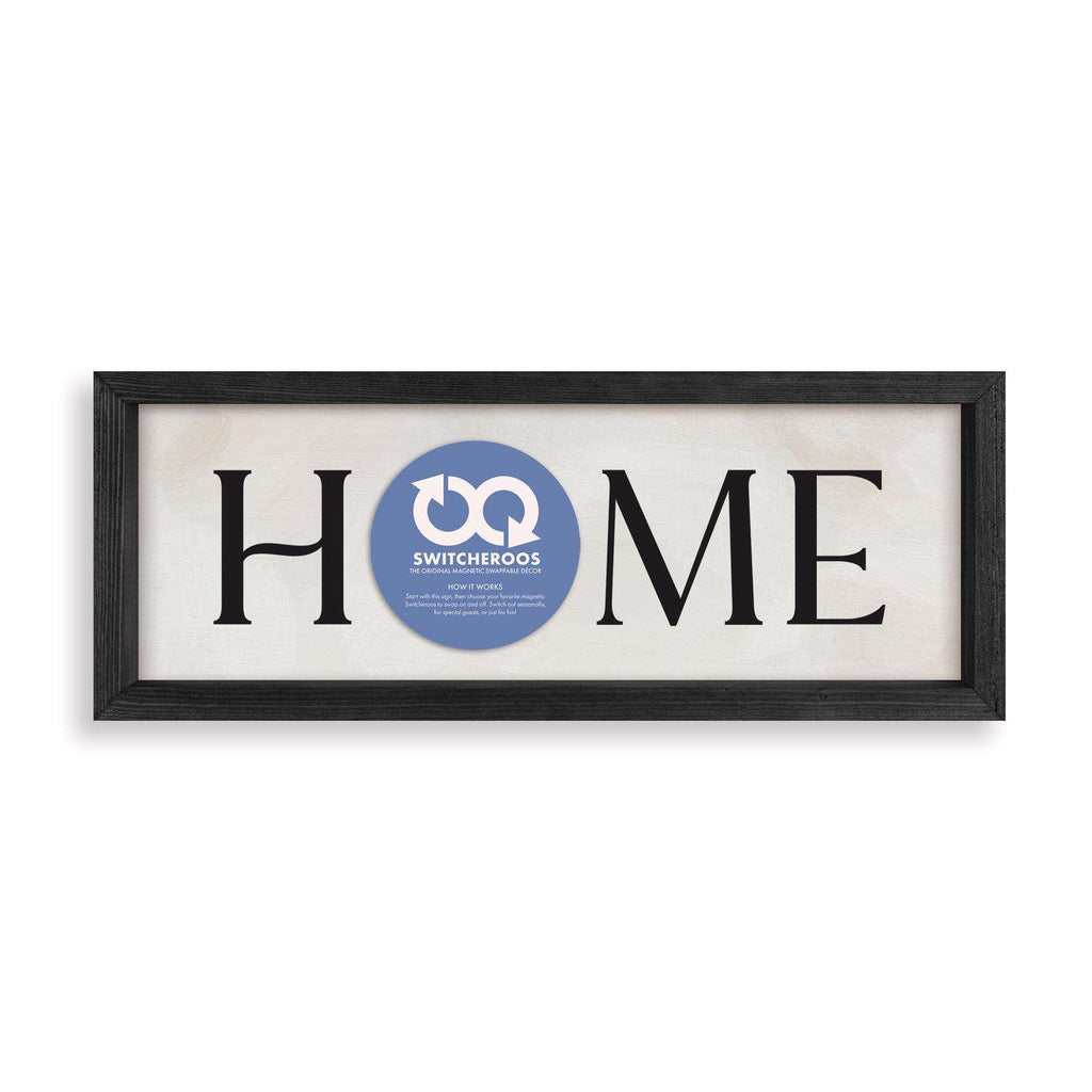  P. Graham Dunn 8.25 In. H X 2 In. W X 21 In. L Multicolored Burlap/MDF Home Switcheroo Sign