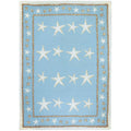  Homefires 5 Ft. W X 7 Ft. L Multicolored Starfish Scatter Accent Rug
