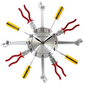  Westclox 14.12 In. L X 14.12 In. W Indoor Novelty Analog Wall Clock Metal/Plastic Multicolored
