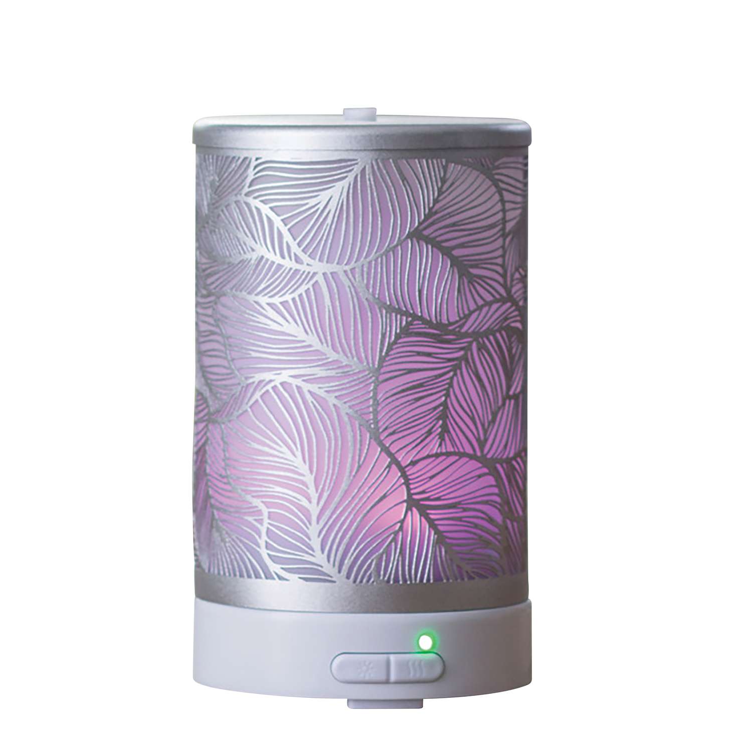  Airome 9.3 In. H X 4.9 In. W X 4.9 In. L Silver Ceramic Ultrasonic Diffuser