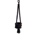  Primitive Planters 34 In. H X 6 In. W X 3 In. L Gray Cotton Hanging Planter