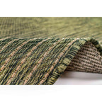  Liora Manne 7.83 Ft. W X 9.83 Ft. L Green Texture Stripe Polypropylene Accent Rug