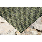  Liora Manne 7.83 Ft. W X 9.83 Ft. L Green Texture Stripe Polypropylene Accent Rug