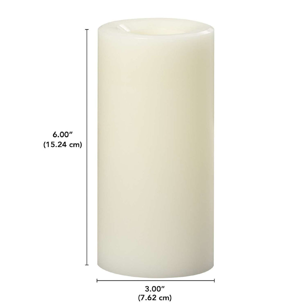  Sterno Home Cream Unscented Scent Pillar Candle