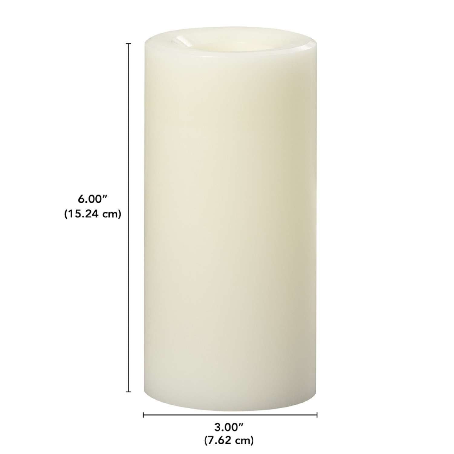  Sterno Home Cream Unscented Scent Pillar Candle