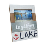  Pavilion We People Weathered Brown/White MDF Picture Frame 0.75 In. H X 7.6 In. W