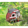  Summerfield Terrace 6.75 In. H X 6.125 In. W X 8.25 In. L Red Wood Trailer Birdhouse