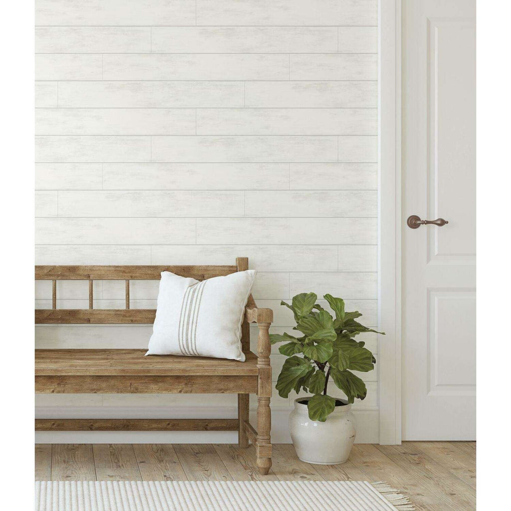  Magnolia Home By Joanna Gaines Premium Peel & Stick .014 In. H X 20.5 In. W X 240 In. L Shiplap Whit