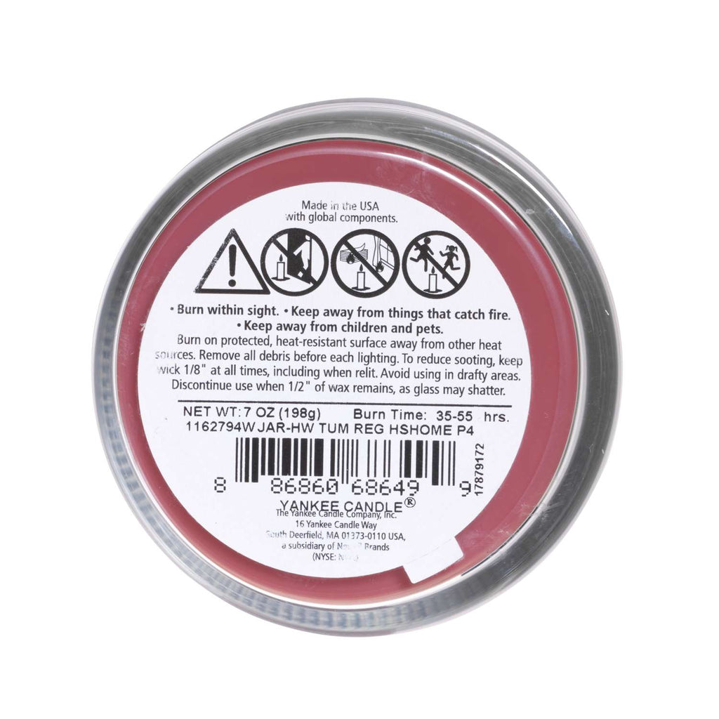  Yankee Candle Red Home Sweet Home Scent Tumbler Candle 7 Oz