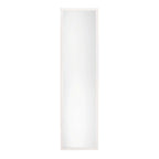  Erias 48 In. H X 12 In. W White Plastic Full Length Door Mirror