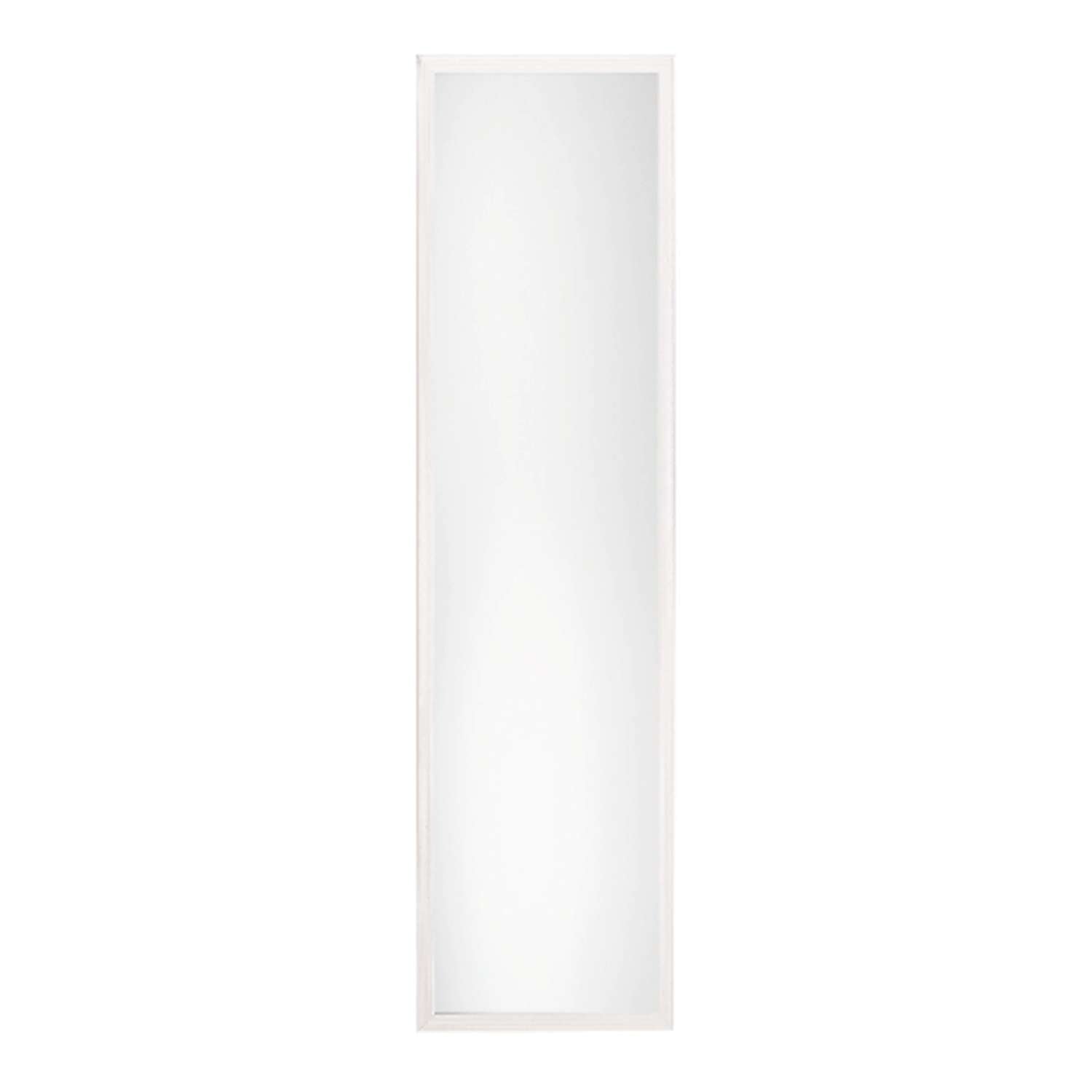  Erias 48 In. H X 12 In. W White Plastic Full Length Door Mirror