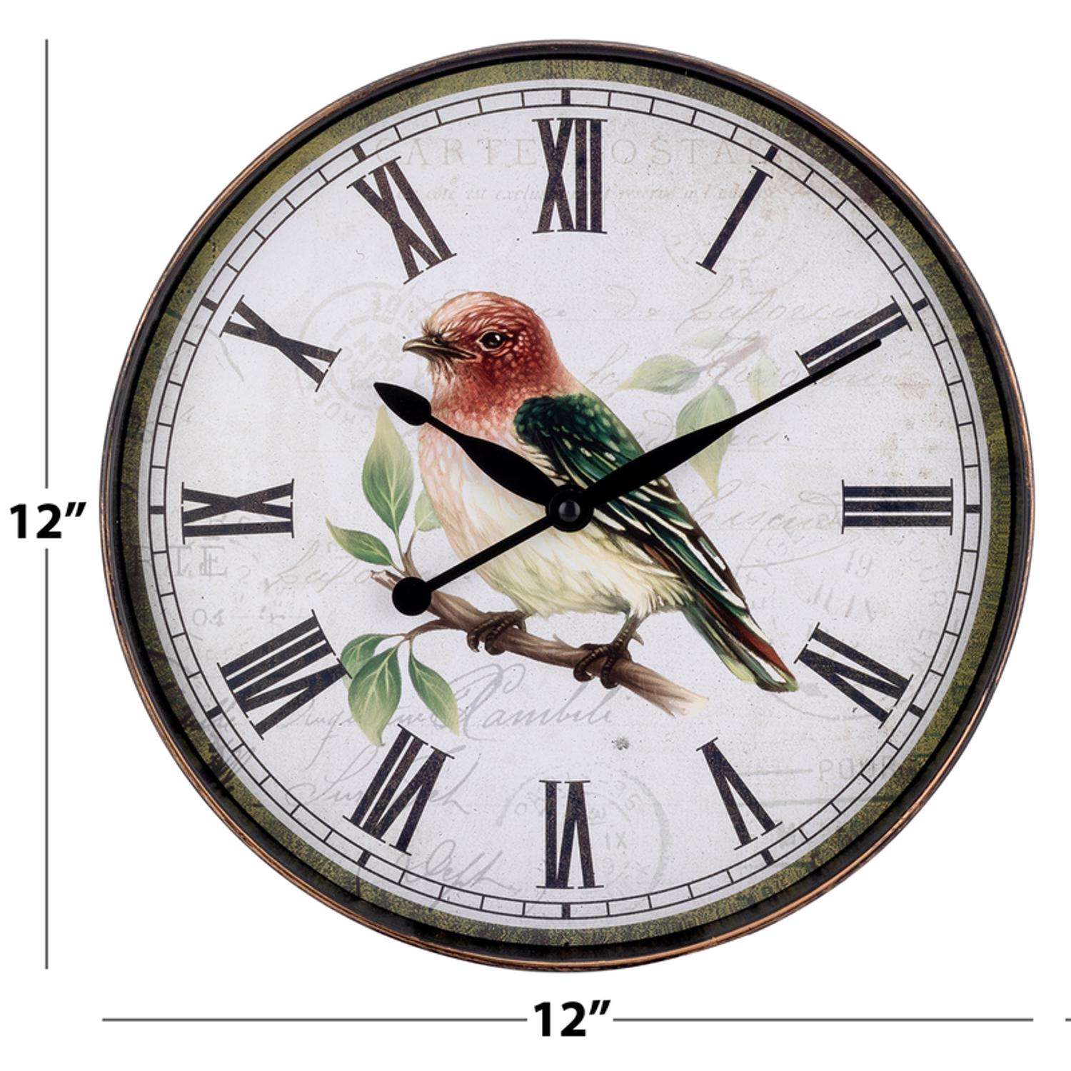  Westclox 12 In. L X 12 In. W Indoor Classic Analog Wall Clock Glass/Plastic Black/White