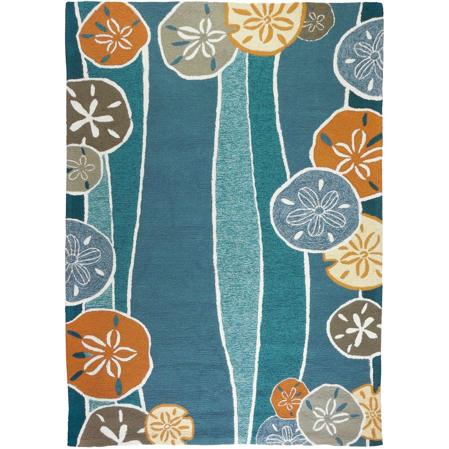  Homefires 5 W X 7 Bdft L Multicolored Beachcomber Accent Rug